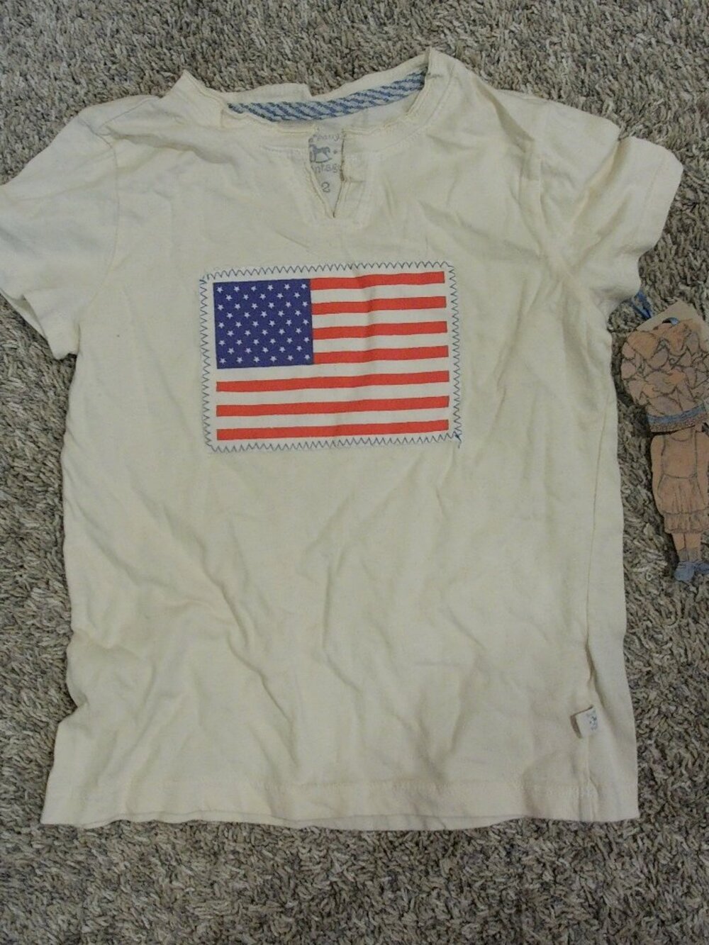 American Flag Tee 100% cotton